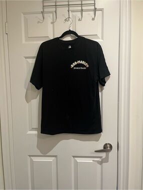 Pull&Bear Black Bob Marley Short Sleeve Tee